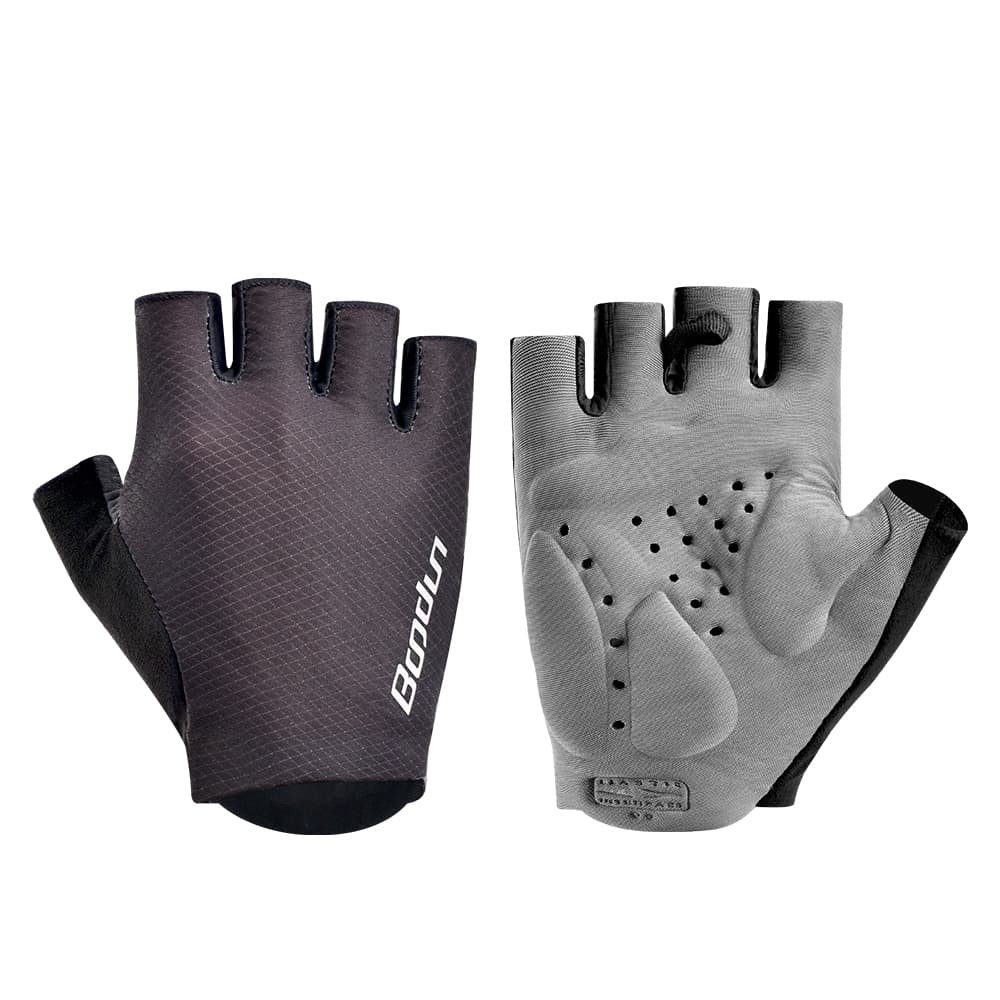 Road cycling glove development sample shown from palm and back