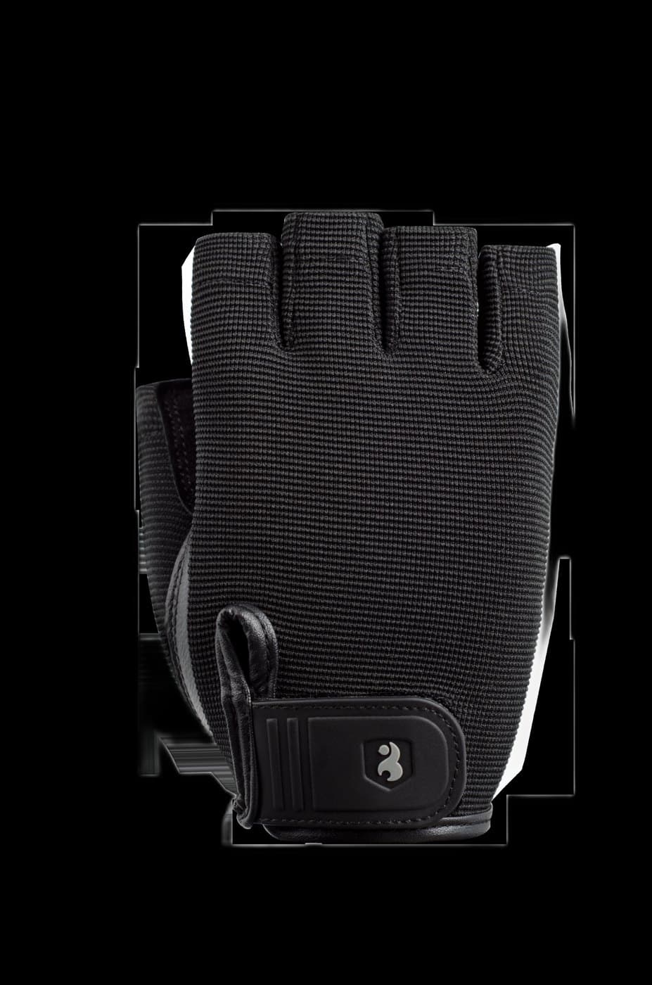 Fitness glove back-hand and closure detail