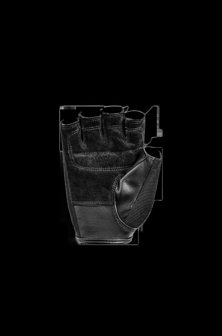 Fitness glove palm construction and grip detail