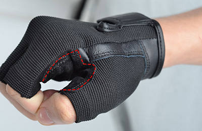 do you know each parts name of fitness gloves
