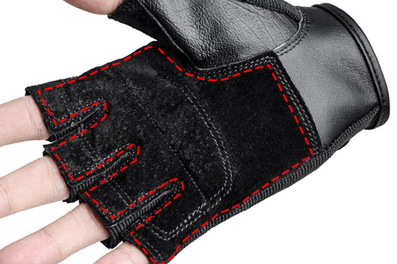 do you know each parts name of fitness gloves