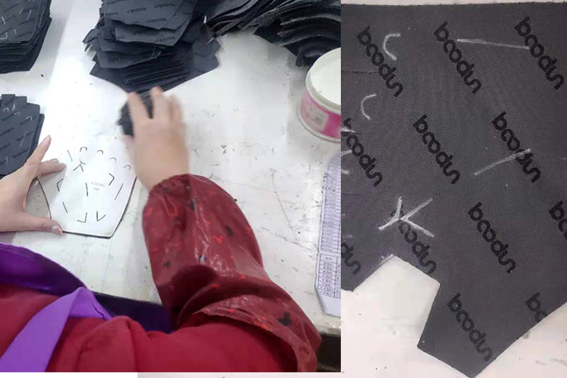 The process of making fitness gloves