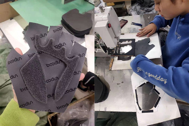 The process of making fitness gloves