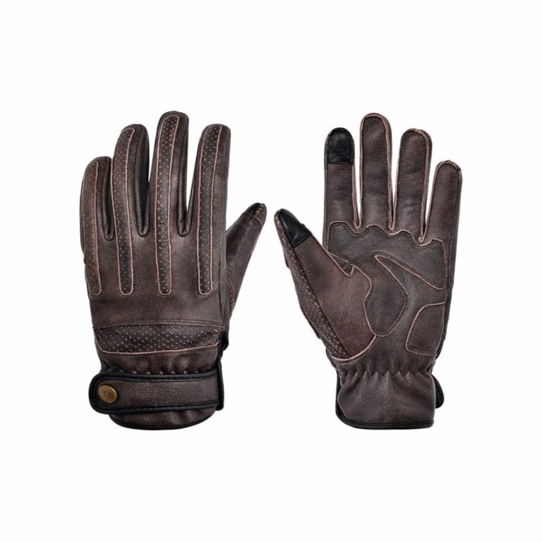 Balanced white background product image for burtono leather style sports glove ab side