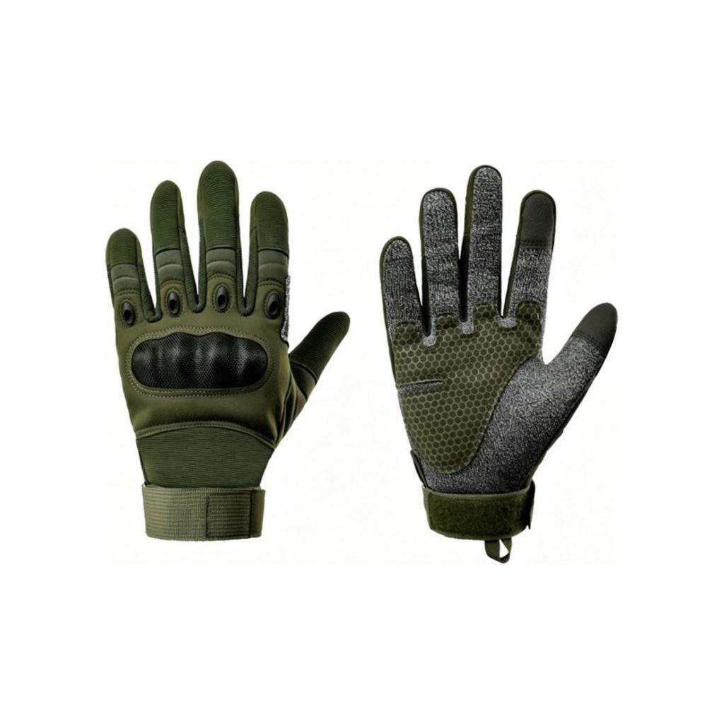 Tactical and outdoor glove AB product example for OEM manufacturing
