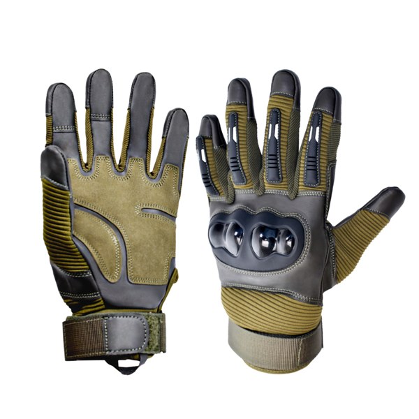 Real SZNAS AB-side product image of a tan tactical outdoor glove.